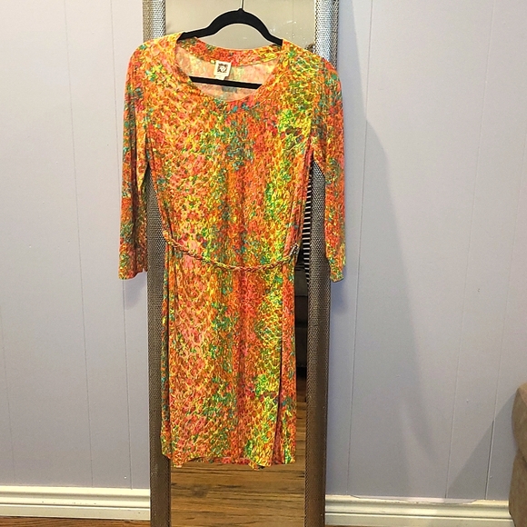 *EUC* Anne Klein Python Print Dress - Picture 2 of 8